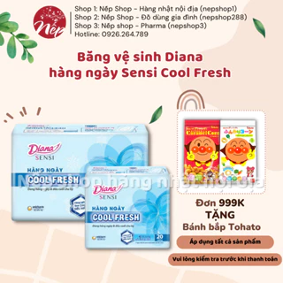 Băng vệ sinh Diana hàng ngày Sensi Cool Fresh 20 miếng/40 miếng