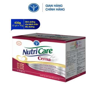Nutricare Cerna 430g (10gói x 43g) - Dinh dưỡng cho người bệnh tiểu đường