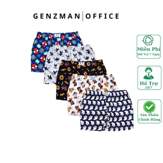 Combo 3 Quần short đùi nam - Quần ngủ nam Họa Tiết Q&P Genz vải thun Coton co giãn thoáng mát dễ chịu nhiều màu.