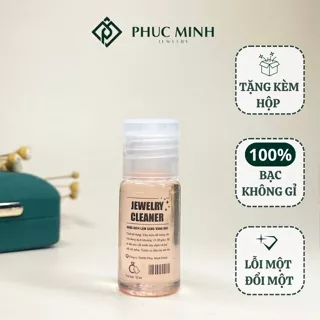 Nước rửa trang sức bạc, dung dịch làm sáng bóng bạc như mới 10ml Phuc Minh Jewelry