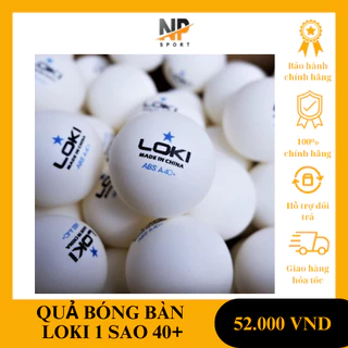 Quả bóng bàn luyện tập cao cấp LOKI 1 sao ( 10 quả)