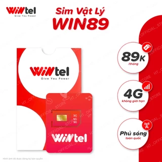 SIM 4G Wintel Win89 - SIM Data Tốc Độ Cao Không Giới Hạn