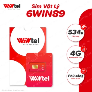 SIM 4G Wintel 6Win89 - SIM Data Tốc Độ Cao Không Giới Hạn