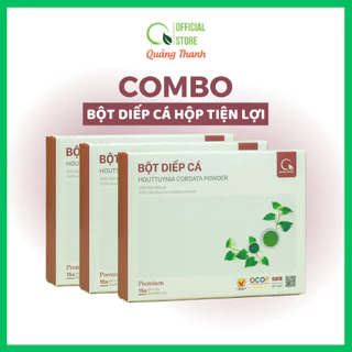 [CHÍNH HÃNG] Combo Bột Diếp Cá Sấy Lạnh Nguyên Chất  - Giảm mỡ, giảm cân, kháng viêm, hỗ trợ trĩ, táo bón