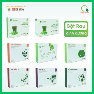 Bột Rau Sấy Lạnh Nguyên Chất - Mát gan, detox, giảm mụn, thâm , giảm cân, ngủ ngon, gout, trĩ, táo bón - Hộp 45g