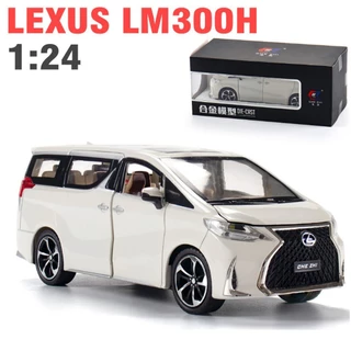 Mô hình tĩnh xe ô tô Lexus LX LM300H LM300 MVP đồ chơi kim loại tỉ lệ 1:24 CheZhi có đèn, âm thanh, cửa, cốp giá siêu rẻ