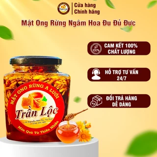 Mật Ong Rừng Ngâm Hoa Đu Đủ Đực Trần Lộc - Mật Ong Nhà Tự Ngâm Nguyên Chất