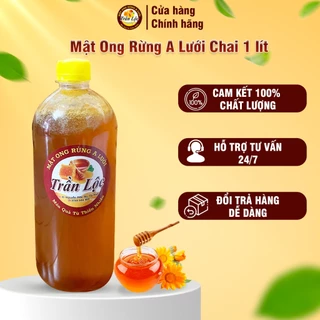 Chai 1 Lít Mật Ong Rừng A Lưới Trần Lộc Mật Ong Nguyên Chất Rừng Già An Toàn Sức Khoẻ, Tăng Cường Đề Kháng, Trẻ Hoá Da