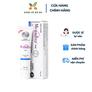 [CHÍNH HÃNG] Gel giảm mụn ẩn, giảm thâm Megaduo Gel bản thường AHA và bản Plus Retinal [CHÍNH HÃNG]