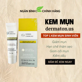 Kem ngừa mụn thâm Dermaton US Gamma Chemicals, giảm sẹo mụn trứng cá từ thảo dược