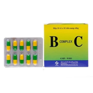 B Complex C Bổ Sung Vitamin Nhóm B và Vitamin C Hộp 100 viên