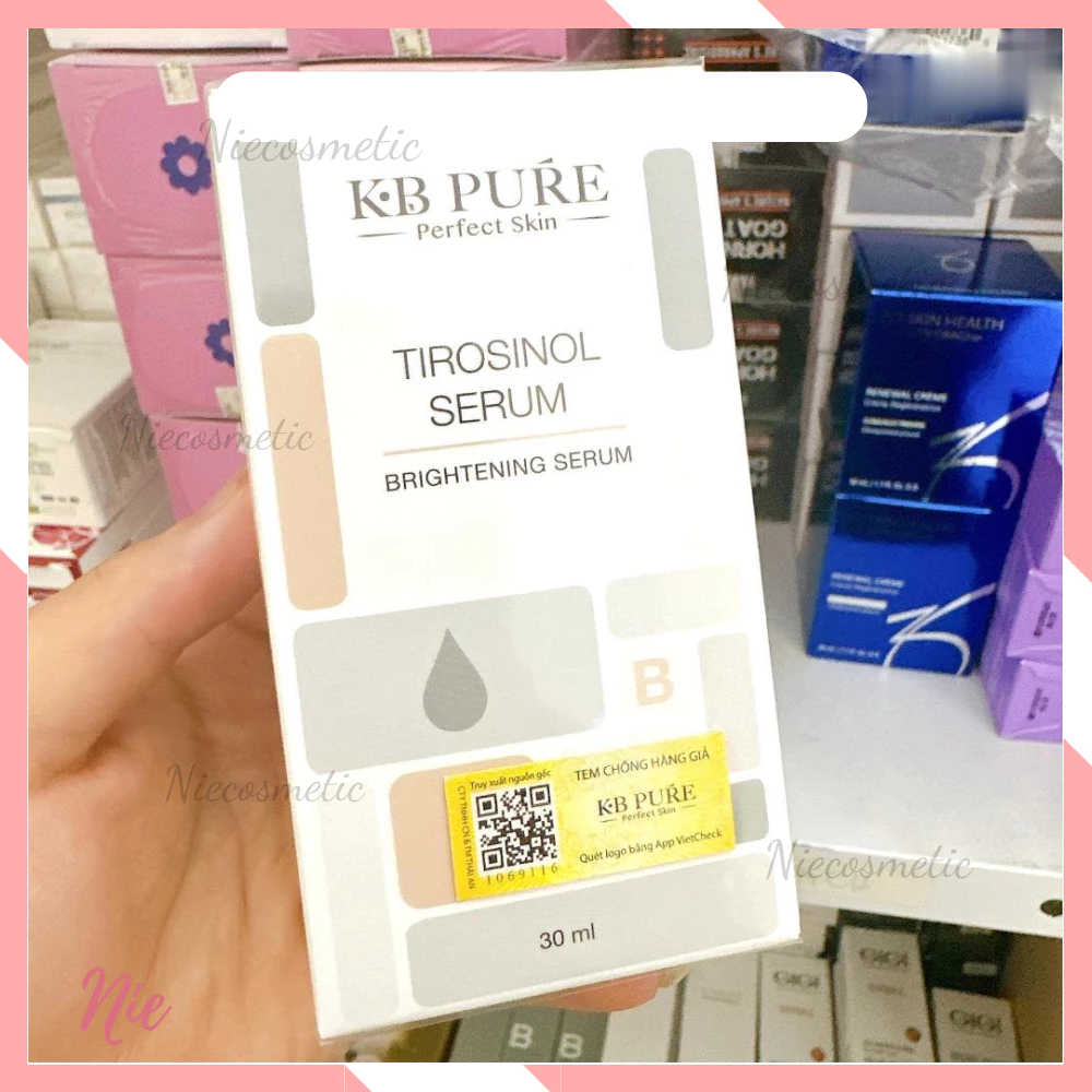 [Nhập khẩu] Huyết thanh giảm nám và dưỡng trắng sáng da KB Pure Tirosinol Serum 30 ml