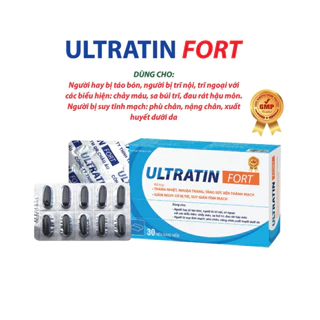 Viên Uống Hết Lo Về Bệnh Trĩ - Khỏi Lo Táo Bón - Đau Rát - Chảy Máu - Tottri - Cobutri Cobuitri - Ultratin Fort Hộp 30V