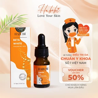 Serum làm trắng da giảm các vết nhăn Habobi Beta White làm mờ nếp nhăn giúp da căng bóng 10ml