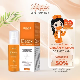 Serum dưỡng ẩm detox da Habobi Miracle Essence Tinh chất cải thiện tình trạng viêm da giảm mụn da sần sùi vỏ cam