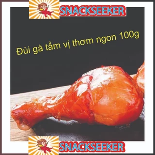 🍗 (HOT) Đùi gà ướp vị dai dai 100g - SNACKSEEKER - Đồ ăn vặt Trung Quốc