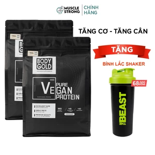 Combo 2 túi Sữa Tăng Cơ Tăng Cân - Body Gold - Organic Vegan Protein - Protein thực vật + Quà tặng