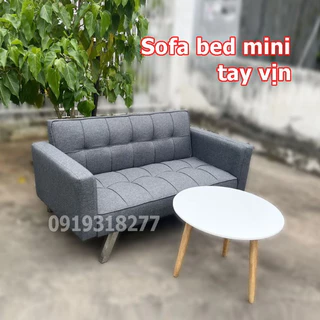 Ghế Sofa Bed Mini 1m4 Có Tay Vịn - Sofa Giường Đa Năng Nhiều Chất Liệu