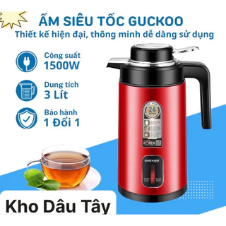 FREESHIP- Ấm Siêu Tốc 2 Trong 1 CUCKOO Giữ Nhiệt ST21 , Đun Nước Siêu Tốc Dung Tích 3L Công Suất 1500W