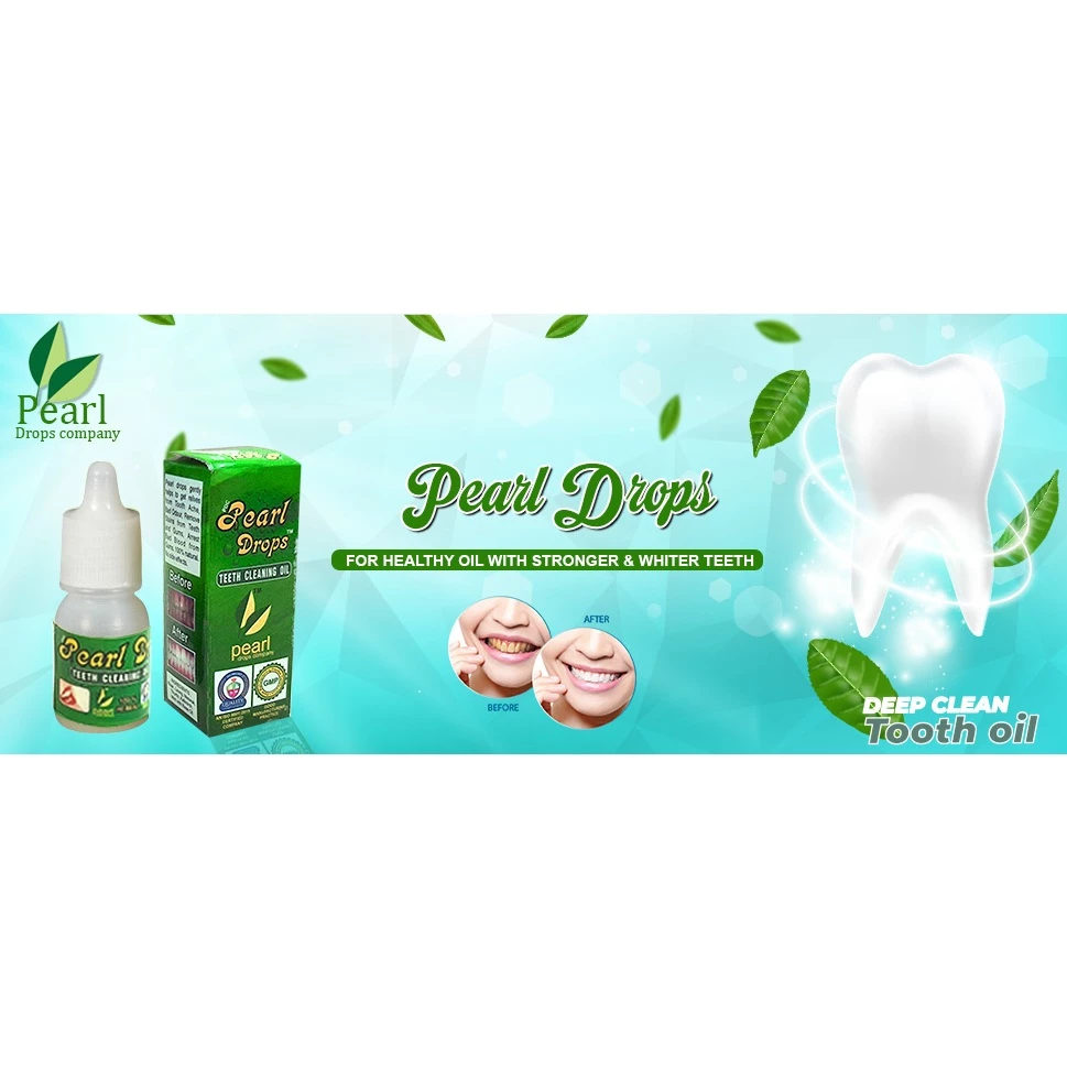 Tinh dầu làm trắng sạch răng, thơm miệng Pearl Drops Teeth Cleaning oil