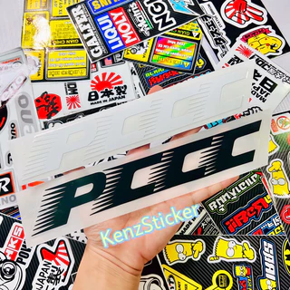 Tem Logo Sticker Chữ PCCC Dán Trang Trí Xe,Chất Liệu Tem In Siêu Trong, Tem Chống Thấm Nước