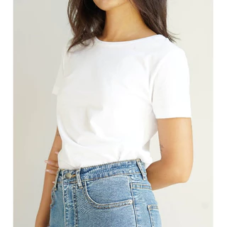 White On Denim - Áo Thun Nữ Màu Trắng - Daily Tee in White