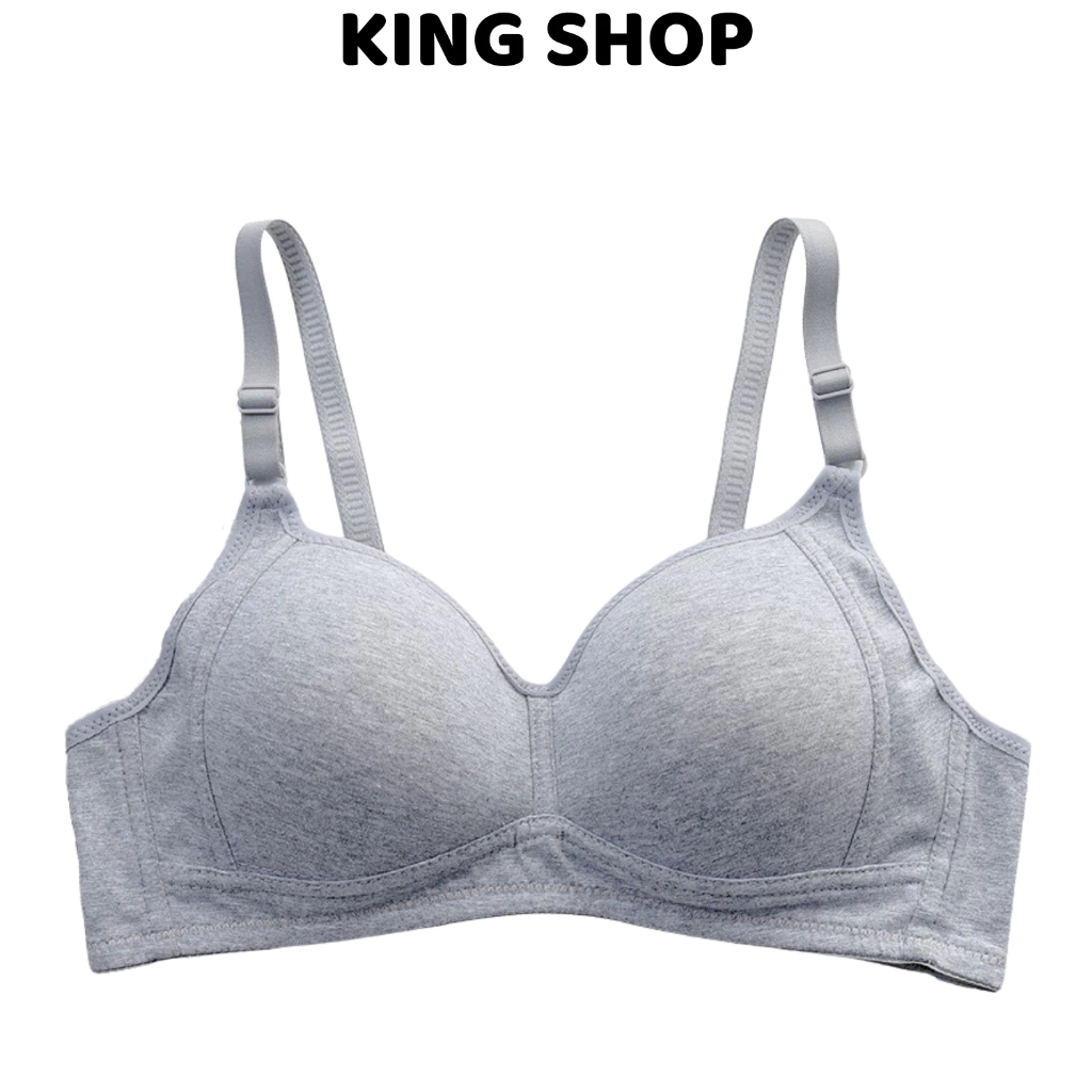 Áo Ngực Nữ Nâng Ngực Không Gọng Bản To Đệm Mỏng KINGSHOP A838