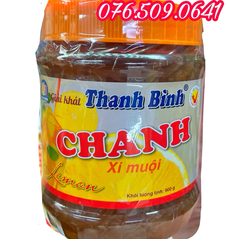 Chanh xí muội Thanh Bình hủ 900 gram [Date mới]