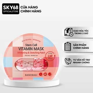 Mặt nạ BANOBAGI Dưỡng Sáng, Hỗ Trợ Nâng Cơ Stem Cell Vitamin Mask 30ml - CARO Stretching Patch