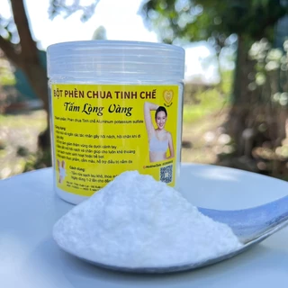 500g Bột Phèn Chua Chưng Cất Tinh Chế Khử Mùi Hôi Nách Hôi Chân Hôi Tay Ăn Chân Tấm Lòng Vàng