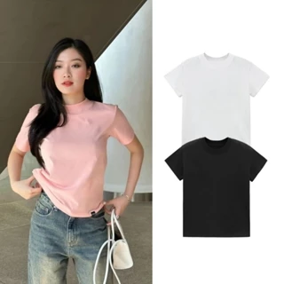 ÁO BABY TEE CHẤT COTTON CO GIÃN BASIC