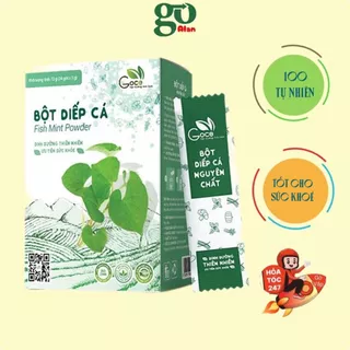 Bột diếp cá nguyên chất - Bột Diếp Cá Goce - hộp  (24 gói x 3g)