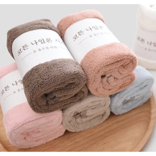 Khăn tắm lông cừu Hàn Quốc siêu mềm mịn, dày, thấm hút nước tốt loại 70x140cm - HM511