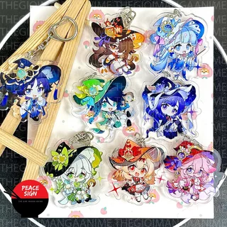 Móc khóa GENSHIN IMPACT ver PHÙ THỦY game anime chibi mica trong acrylic quà tặng xinh xắn