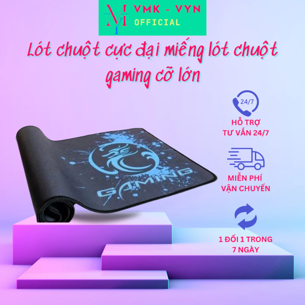Miếng lót chuột gaming VMK-VYN cỡ lớn 80x30cm