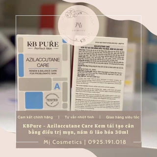 [Chính Hãng] KB Pure Azilaccutane Care - Kem tái tạo cân bằng da giảm mụn, nám & trẻ hoá làn da