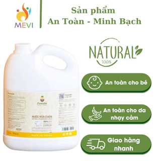 NƯỚC RỬA CHÉN SINH HỌC FUWA3E 3,8L- AN TOÀN CHO BÉ, AN TOÀN CHO DA TAY