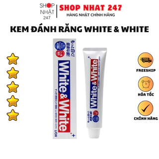 [Hỏa Tốc HN] Kem đánh răng White & White Lion 150g nội địa Nhật Bản