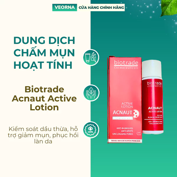 Dung Dịch Chấm Mụn Hoạt Tính Biotrade Acnaut Active Lotion