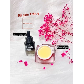 [CHÍNH HÃNG] BỘ 2 KEM MẶT DƯỠNG TRẮNG DA (Serum 40ml/kem mặt 20gr)