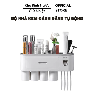 Bộ Nhả Kem Đánh Răng Tự Động OENEN Chính Hãng Cao Cấp ( Tặng Kèm 2 Miếng Dán )