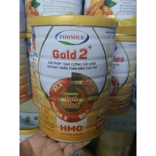 Sữa Fidimilk Gold 2+ 900g_ Trẻ từ 6_36 tháng tuổi _ bổ sung dinh dưỡng toàn diện