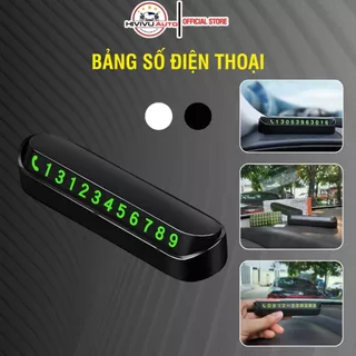 Bảng ghi số điện thoại ô tô gắn trên Taplo xe hơi dùng liên lạc khi dừng đỗ xe nhỏ gọn, có nắp gập tiện lợi- Hivivu Auto