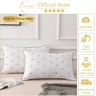 Ruột gối hilton vương miện,ruột gối bông gòn cao cấp,kích thước 45 x 65cm và 50x70cm