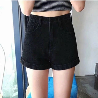 BARETOPTOP_Quần Shorts nữ kaki co giãn lưng cao basic - Q02