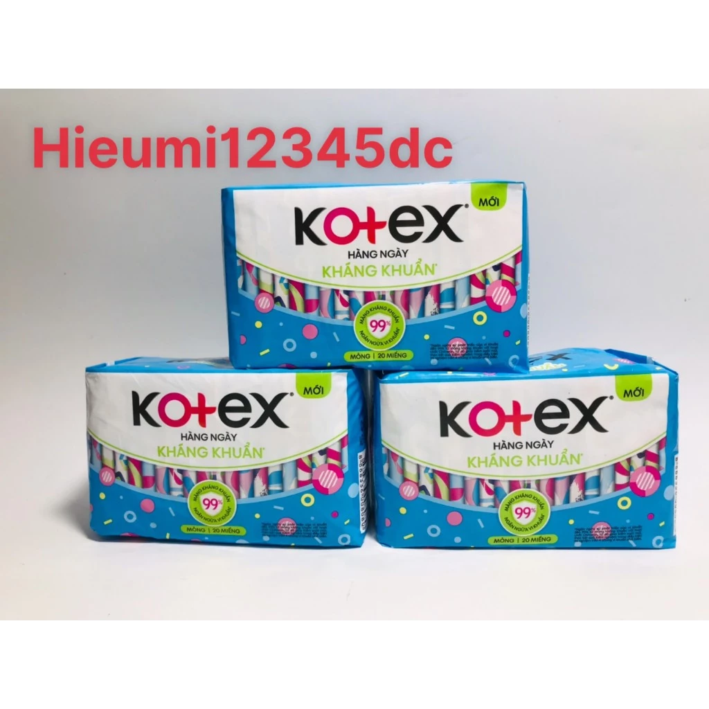 Băng vệ sinh Kotex siêu mỏng hàng ngày 20 miếng -8080