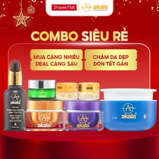 [COMBO SIÊU RẺ] TINH HOA chăm sóc da toàn diện - Face Nám, Face Dưỡng Trắng, Serum Nâng Cơ, Body, Face Mụn akala