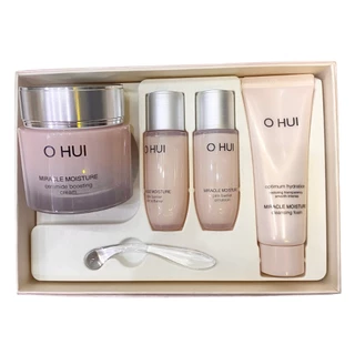 [Mã COSBAUH3 giảm 8% đơn 300K] SET KEM DƯỠNG OHUI HỒNG CẤP ẨM VÀ TRẮNG SÁNG DA OHUI HỒNG MIRACLE MOISTURE CREAM