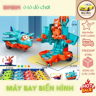 Xe ô tô đồ chơi  - Xe chạy đà biến hình - Máy Bay, Tàu hỏa chạy đà biến hình - Xe Đồ chơi cho bé trai