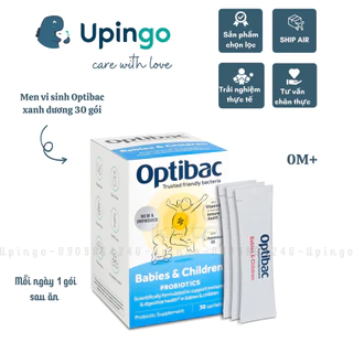 Men vi sinh Optibac hồng UK mẫu mới - 30 gói (optibac xanh dương)